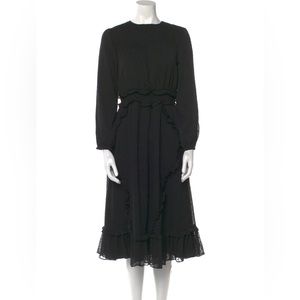 Walter Baker Ariella Dotted Blouson Dress In Black size M